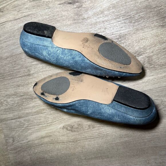 Jubilee vintage denim flats mark size 7, but fit a size 6 - Picture 4 of 4